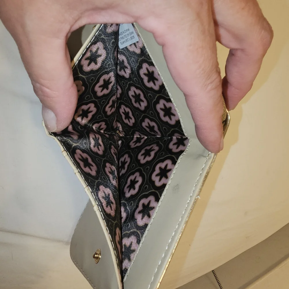 Kedzie Gold Zip Around Wallet - Picture 9 of 10